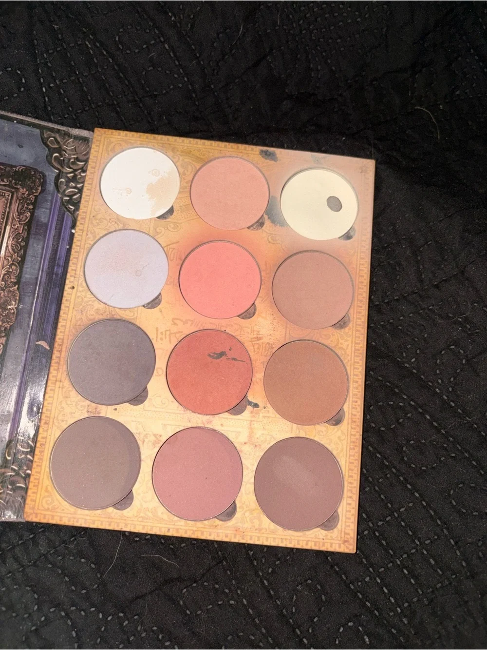 Purple & Green Bronzer Palette — Women Makeup Bronzer & Contour